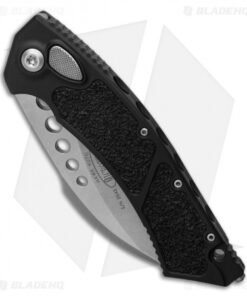 Alternative view of Microtech Hawk Automatic Knife (4" Full Serrations Stonewash) 166-12