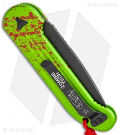 Microtech LUDT Zombie Edition Automatic Knife (3.4" Black Serr) 135-2Z - Image 3