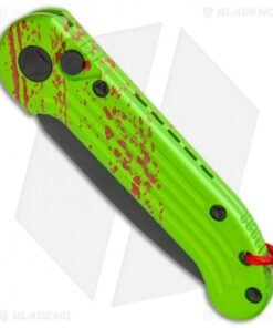 Alternative view of Microtech LUDT Zombie Edition Automatic Knife (3.4" Black Serr) 135-2Z