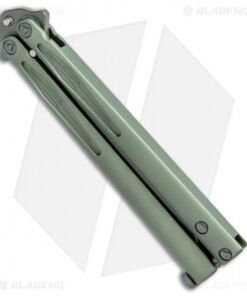 Alternative view of Microtech Tachyon III Balisong Butterfly OD Green (4.5" OD Green) 173-1GR