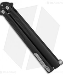 Alternative view of Microtech Tachyon III Balisong Butterfly Knife (4.5" Black) 173-1