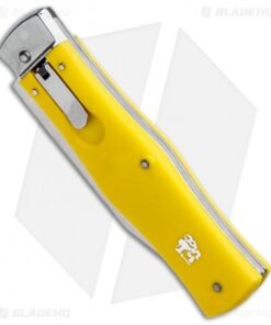 Alternative view of Mikov 241 Predator Lever Lock Automatic Clip Point Knife Yellow (3.75" Polish)