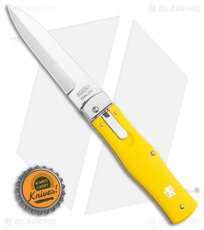 Mikov-241-Predator-Lever-Lock-Automatic-Knife-Yellow-3.75-Polish-Pocket-Clip-BHQ-117840-LS-Bottlecap.jpg