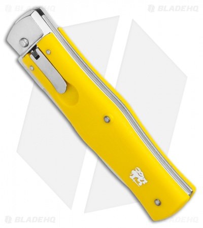 Mikov-241-Predator-Lever-Lock-Automatic-Knife-Yellow-3.75-Polish-Pocket-Clip-BHQ-117840-LS-Spine.jpg