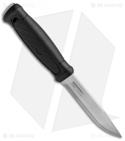 Morakniv Garberg Fixed Blade Knife Black w/ Multi-Mount Sheath (4.25" Satin) - Image 2