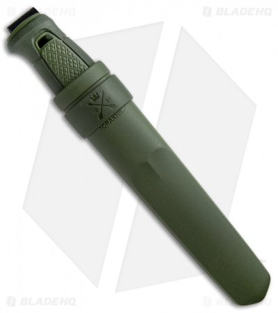 Morakniv Kansbol Fixed Blade Knife OD Green (4.125" Satin) - Image 3
