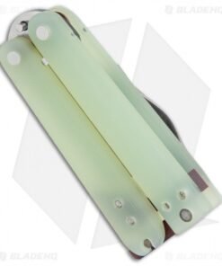 Alternative view of Nathan Dewey Gremlin Mini Balisong Knife Jade G-10 (2" Satin 440C)