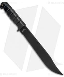 Alternative view of Ontario Spec Plus SP5 Bowie Survival Fixed Blade Knife (10" Black) 8681 OKC