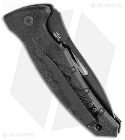 Ontario XM-3S Tanto Automatic Knife G-10 (3.75" Black Serr) 08759 - Image 3