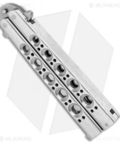 Alternative view of Pacific Cutlery Model 68 Bali-Song Aluminum Butterfly Knife w/ Box (3.38" Satin)