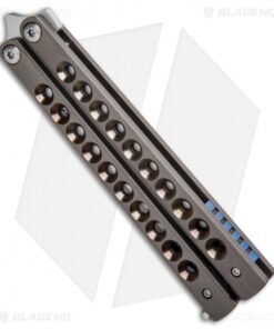 Alternative view of Pena Knives Custom Penasong Butterfly Knife Bronze Titanium (4.5" Satin)