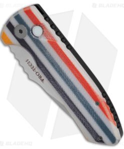Alternative view of Pro-Tech Custom SBR Automatic Knife Unique Beach Day Micarta (2.6" Stonewash)