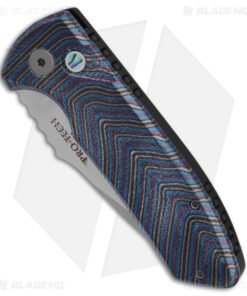 Alternative view of Pro-Tech Custom SBR Automatic Knife Unique Tempest Micarta (2.6" Stonewash)