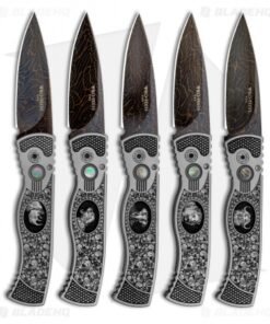 Bark River Knives Aurora Bushcraft Knife Natural Canvas Micarta (4.5" 3V Satin)