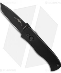 Emerson Pro-Tech CQC-7 Tanto Automatic Knife Black Aluminum (3.25" Black S45VN)
