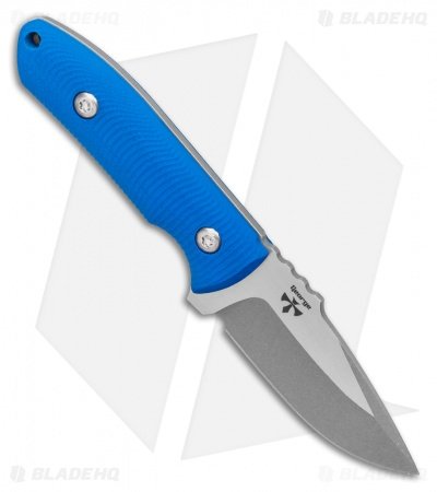 Pro-Tech George SBR Fixed Blade Knife Blue G-10 (2.9" SW/Satin) Kydex Sheath - Image 2