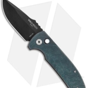 Pro-Tech SBR Micarta Custom Automatic Knife Green (2.6" Black)