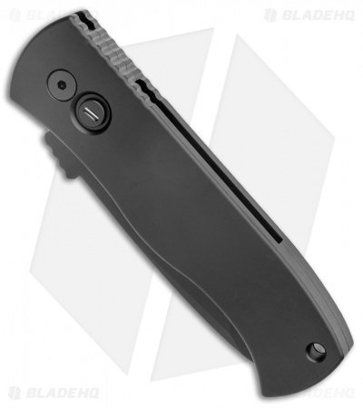 Pro-Tech Emerson CQC7 Operator Tanto Auto Knife Black Aluminum (3.25" Black) - Image 2