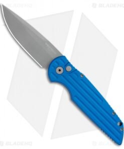 Pro-Tech TR-3 Tactical Response Blue Automatic Knife (3.5" Stonewash)