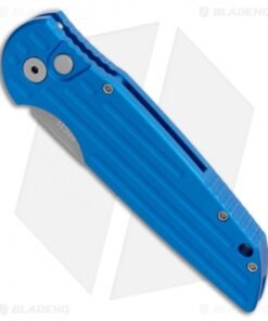 Alternative view of Pro-Tech TR-3 Tactical Response Blue Automatic Knife (3.5" Stonewash)
