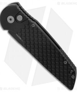 Alternative view of Pro-Tech TR-3 X1 D2 Tactical Response Automatic Knife Fish Scale (3.5" Black)