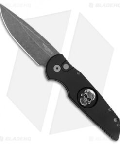 Pro-Tech Tactical Response TR-3 Knife Sterling Silver Skull (3.5" Acid SW)