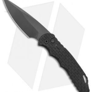 Pro-Tech TR-4.F3 Operator Automatic Knife Feather Grip (4" Black D2)