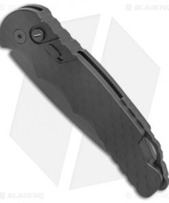 Alternative view of Pro-Tech TR-4.F3 Operator Automatic Knife Feather Grip (4" Black D2)