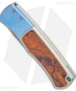 Alternative view of Pro-Tech Custom Magic "Whiskers" Automatic Ti/Ironwood (3.2 Damascus) BR-1