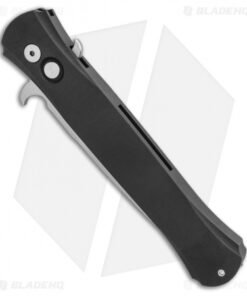 Alternative view of Protech Large Don Automatic Knife Black Aluminum Handle (4.5" Satin) 1921