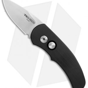 Pro-Tech Runt J4 Automatic Knife Black Handle (1.94" Satin) 4411