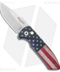 Pro-Tech 552 Tuxedo Monaco Knife Ivory Micarta (Black PLN)