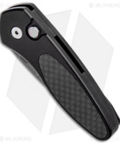 Alternative view of Pro-Tech Sprint Automatic Knife Black w/ Carbon Fiber (1.95" Damascus) 2915-DAM