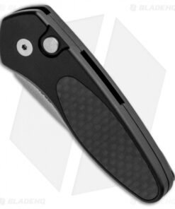 Alternative view of Protech Sprint Automatic Knife Black w/ Carbon Fiber (1.95" Stonewash) 2915