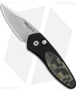 Pro-Tech Sprint Automatic Knife Black w/ Camo G-10 (1.95" Stonewash) 2924