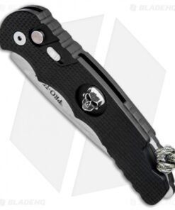Alternative view of Pro-Tech TR-4 Custom Skull Automatic Knife (4" Compound Mirror Polish)