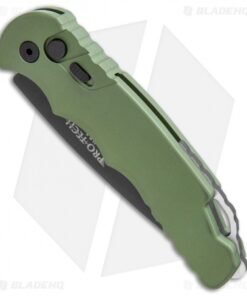 Alternative view of Protech TR-4.3 Green Tactical Response 4 Automatic Knife (4" Black D2)