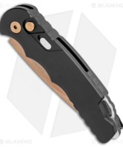 Alternative view of Pro-Tech TR-5 Tactical Response Automatic Knife Black (3.25" Rose Gold) T503-RG
