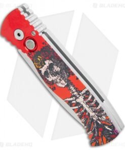 Alternative view of Pro-Tech Tactical Response 2 Automatic Knife Skeleton Rose (3" Satin) TR-2.41