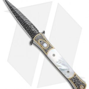 Pro-Tech The Don Ultimate Custom Automatic Knife Mother of Pearl (3.5" Damascus)