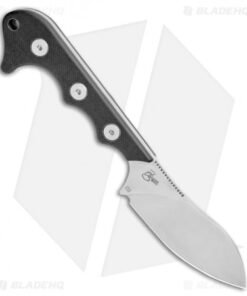 Alternative view of QSP Neckmuk Fixed Blade Neck Knife Black G-10 (2.8" Satin) QS125-A