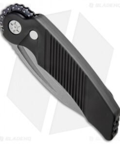 Alternative view of Rat Worx MRX Lightweight Recurve Automatic Knife Black (3.6" Stonewash ) 22210