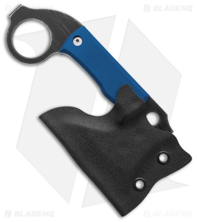 Red Horse Knife Works Karamahawk Mini Tomahawk Exclusive Blue G-10/Kydex Sheath - Image 3