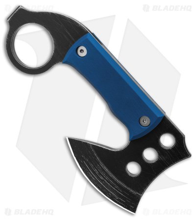 Red Horse Knife Works Karamahawk Mini Tomahawk Exclusive Blue G-10/Kydex Sheath - Image 2