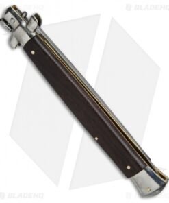 Alternative view of SKM 13" Italian Stiletto Automatic Knife Staminawood (5.7" Satin Flat)