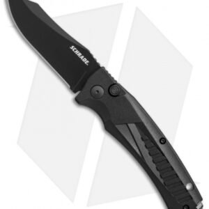 Schrade SC90 Automatic Knife Black Aluminum (3.25" Black) SC90B