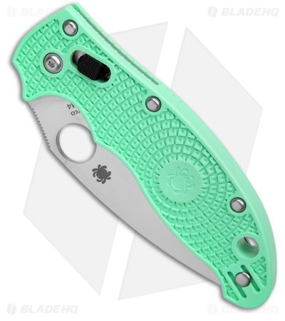 Spyderco Manix 2 M4 Lightweight Knife Mint Green (3.37" Satin) C101PJGR2 - Image 2