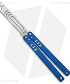 Squid Industries Mako V4.5 Bottle Opener Balisong Trainer Blue (4.3" SW)