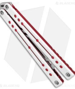Alternative view of Squid Industries Nautilus Butterfly Balisong Trainer V2 Winter Red (2.5" Satin)