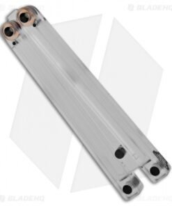 Alternative view of Squid Industries Squiddy-C Butterfly Balisong Trainer Clear PVC (4.5" Clear)
